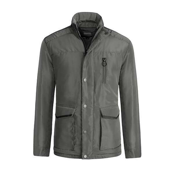 کاپشن مردانه کروم مدل دوجیب